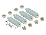 Raspberry Dystanse Metalowe Do Kart Rozszerzeń 4szt+Śruby+Nakrętki Delock
