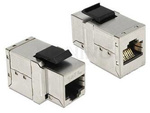 Moduł Keystone Gniazdo Rj45->Rj45 Kat.6 Do Puszki Montażowej Delock
