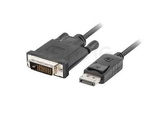 Kabel Displayport(M) V1.2->Dvi-D(M)(24+1) 3m Czarny Dual Link Lanberg