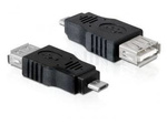 ADAPTER USB MICRO(M) 2.0->USB-A(F) OTG CZARNY DELOCK