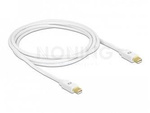 DISPLAYPORT MINI M/M CABLE 1.5M WHITE DELOCK