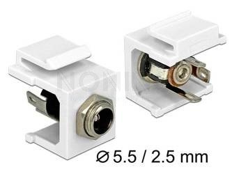 KEYSTONE MODUL DC 5,5 X 2,5 MM BUCHSE