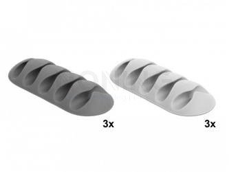 Organizer Kabli - Uchwyt Multikolor 6 Sztuk 5 Kanałowe Delock