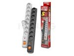 SURGE PROTECTOR ACAR S8 3M BLACK