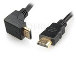 HDMI M/M V1.4 CABLE 4.5M ANGLED RIGHT BLACK GEMBIRD (GOLD PLATED)
