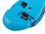 WIRELESS MOUSE NATEC SISKIN  SILENT 2400DPI BLUE-LIGHT BLUE
