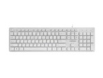KEYBOARD NATEC DISCUS SLIM WHITE US LAYOUT