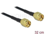 WLAN RP-SMA(M)->RP-SMA(M) ANTENNA ADAPTER ON CABLE 32CM DELOCK
