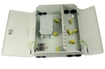 Fibre optic wall mount enclosure Tracom ODF-B 48J (stainless steel 201)