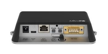 LtAP mini Small weatherproof wireless access point with LTE antennas, two SIM slots, integrated GPS and miniPCI-e slot