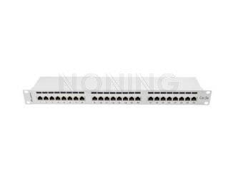 Patch Panel 24 Port 1u Kat.5e Ekranowany Szary Lanberg