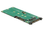 Adapter U.2 Sff-8639(M) Nvme+Sata 22pin(M)->1x M.2 Key M 67pin Delock