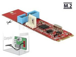 DELOCK CONVERTER M.2 KEY B+M MALE > 1 X USB 3.0 PIN HEADER