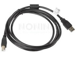 USB-A(M)->USB-B(M) 2.0 CABLE 1.8M BLACK FERRITE LANBERG