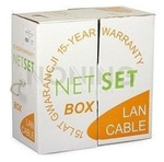 CAT 6 UTP Cable: NETSET BOX U/UTP CAT 6 [305m] (indoor, Dca-s2,d2,a1)