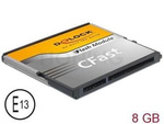 CFAST-CARD SATA 6GB/S DELOCK 8 GB MLC TYPE
