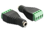 ADAPTOR TERMINAL BLOCK (4PIN)->JACK 3.5MM(F) DELOCK