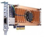 QNAP QM2-2P10G1T 2xM.2 22110/2280 PCIe SSD, 1x10GBASE-T