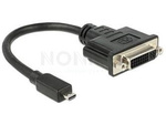 DELOCK ADAPTER HDMI MICRO-D STECKER > DVI 24+5 BUCHSE 20 CM