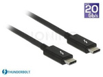 THUNDERBOLT 3 M/M CABLE 1M BLACK DELOCK