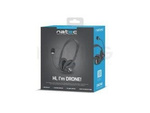 HEADPHONES NATEC DRONE WITH MICROPHONE BLACK