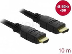 Kabel Hdmi M/M V2.0 10m 4k 60hz Aktywny Czarny Delock