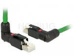 SCHIELDED RJ-45 PLUG DELOCK CAT.5E ANGLED PROFINET
