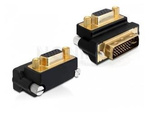 ADAPTER DVI-I(M)(24+5) DUAL LINK->VGA(F) ANGLED 270” DELOCK