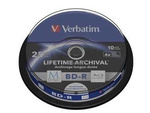M-DISC BD-R VERBATIM 25GB X4 INKJET PRINTABLE (10 CAKE)
