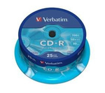 CDR VERBATIM 700MB EXTRA PROT (CAKE 25)