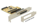 Karta Pci Express X1->Com 9pin X4 Na Kablu 5v/12v Chipset:Sun2410 Delock