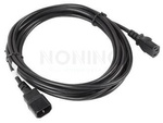 EXTESION POWER SUPPLY CABLE IEC 320 C13->C14 5M VDE BLACK LANBERG CA-C13E-11CC-0050-BK