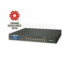 Switch Planet Gs-5220-24pl4xvr 24x 1gb Base-T Poe/4x 10g Tp/Sfp+ Zarządzalny L2+ Dotykowy Ekran