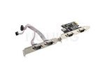EXTENSION CARD PCI EXPRESS 4 X COM + LOW PROFILE BRACKET LANBERG