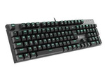 MECHANICAL GAMING KEYBOARD GENESIS THOR 300 GREEN BACKLIGHT BLUE SWITCH US LAYOUT
