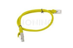 Patchcord Kat.5e Utp 0.5m Żółty Fluke Passed Lanberg