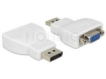 DELOCK ADAPTER DISPLAYPORT 1.1 MALE > VGA FEMALE WHITE