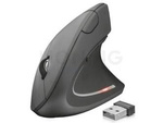 WIRELESS MOUSE TRUST VERTO VERTICAL 1600 DPI GRAY