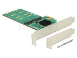PCI EX. CARD -> 4 X M.2 LOW PROFILE DELOCK