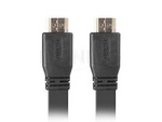 HDMI M/M V2.0 CABLE 1M BLACK 4K FLAT LANBERG