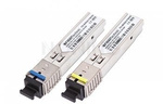 KOMPLET MODUŁÓW SFP WDM 1000Base-BX SM 1310/1550nm 3KM SC DDM