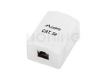 SURFACE-MOUNT BOX CAT.5E FTP SHIELDED 1X RJ45 WHITE LANBERG