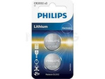 BATTERIES PHILIPS LITHIUM CR2032 (BLISTER OF 2)