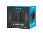 SPEAKERS NATEC 2.0 PANTHER USB BLACK 6W RMS