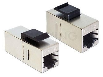 Moduł Keystone Gniazdo Rj45->Rj45 Kat.5e Do Puszki Montażowej Delock