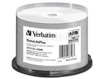 CDR VERBATIM 700MB DL+ AZO THERMAL PRINTABLE MEDI DISC (CAKE 50) NO ID