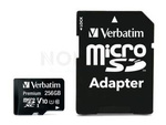 Karta Pamięci Verbatim Micro Sdxc 256gb Class 10 Uhs-1 + Adapter Sd