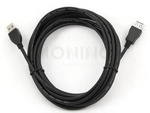Przedłużacz Usb-A M/F 2.0 4.5m Czarny Gembird