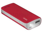 POWER BANK TRUST PRIMO 4400MAH 1X USB-A + 1X MICRO USB CZERWONY