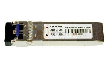 SFP+ OPTEC, 10G, SM LC, 6,2dB DFB/PIN (10km), TX1310, DDM (SFP-10GBASE-LR)
